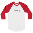 Load image into Gallery viewer, THEY baseball tee
