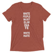 Load image into Gallery viewer, WHITE PEOPLE MUST ELIMINATE WHITE HATE shirt