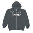 Load image into Gallery viewer, HOMO zip hoodie