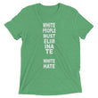 Load image into Gallery viewer, WHITE PEOPLE MUST ELIMINATE WHITE HATE shirt