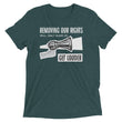 Load image into Gallery viewer, REMOVING OUR RIGHTS WILL ONLY MAKE US GET LOUDER shirt