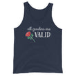 Load image into Gallery viewer, ALL GENDERS ARE VALID Tank Top