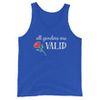 Load image into Gallery viewer, ALL GENDERS ARE VALID Tank Top