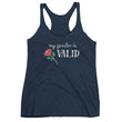 Load image into Gallery viewer, MY GENDER IS VALID racerback