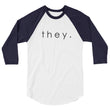 Load image into Gallery viewer, THEY baseball tee
