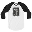 Load image into Gallery viewer, NOT A LADY 2.0 baseball shirt