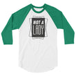 Load image into Gallery viewer, NOT A LADY 2.0 baseball shirt