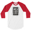 Load image into Gallery viewer, NOT A LADY 2.0 baseball shirt