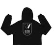 Load image into Gallery viewer, SHE/THEY (NOT ASKING TOO MUCH) crop hoodie