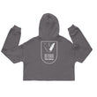 Load image into Gallery viewer, SHE/THEY (NOT ASKING TOO MUCH) crop hoodie
