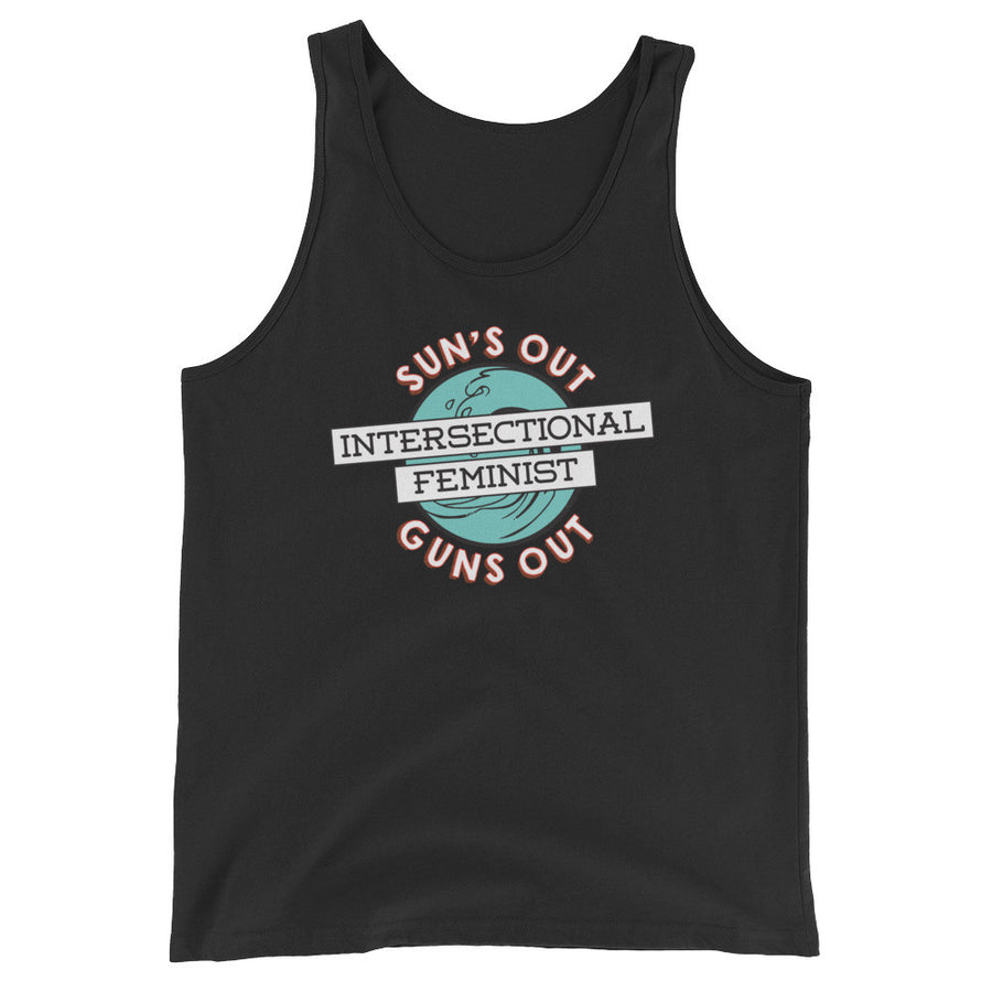 SUN'S OUT INTERSECTIONAL FEMINIST GUNS OUT tank