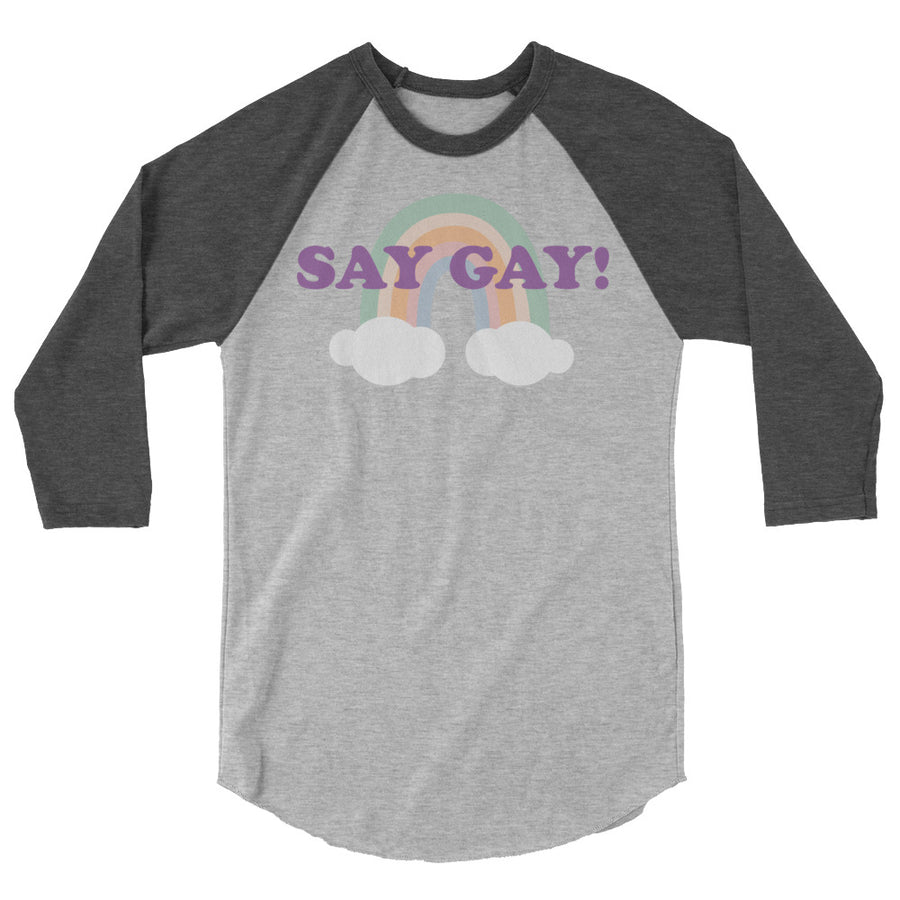 SAY GAY! baseball shirt