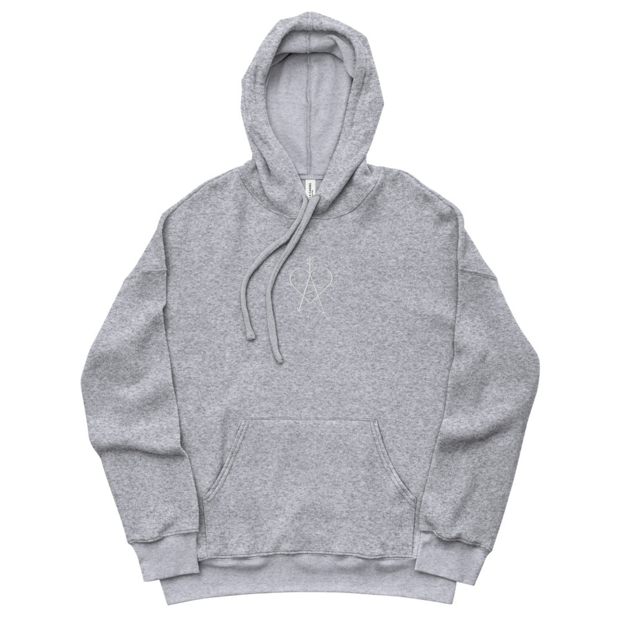 GENDER ANARCHY sueded fleece hoodie